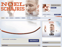 Tablet Screenshot of noelschajris.com